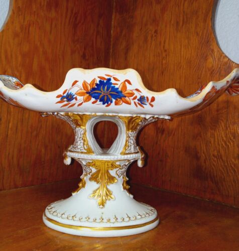 Extremely Rare 1813 Masons Ironstone Dessert Centerpiece Elephant Foot Imari - Picture 3 of 19