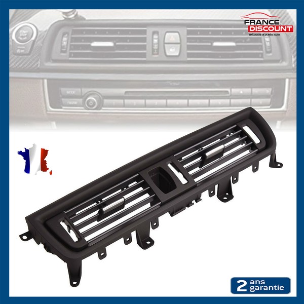 LüFtungsgitter Innenraum Klimaanlage BMW 5 F10 F11 Schwarz 64229166885-image
