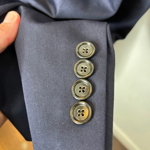 J.Crew $298 Crosby Classic Fit Suit Jacket Italian Chino Navy 42R BQ427 - Picture 6 of 14