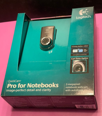 Logitech QuickCam Pro for Notebooks HD Webcam Model 960-000045 New In Box