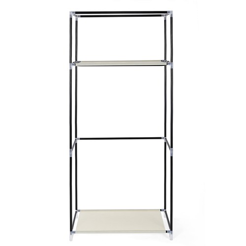 Faltschrank Stoffschrank Kleiderschrank mit Vliesbezug Campingschrank 3 Farben - Bild 10 von 47