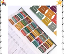 Bible Tabs for Women Men Kids 90 Large Print Bible Index Tabs for Study Bible...