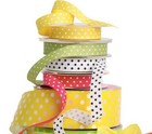 Polka Dot Grosgrain Ribbon, Christmas Anniversary Birthdays Gift Bows Decoration