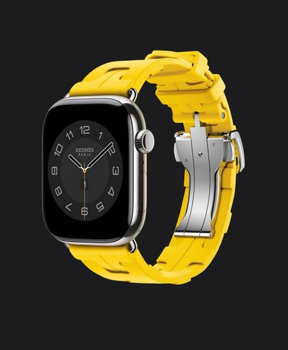 ZAPIECZĘTOWANY ~ HERMÈS ~ 46mm SUN Kilim Single Tour Deployment Buckle Apple watch Hermes - Zdjęcie 2 z 7