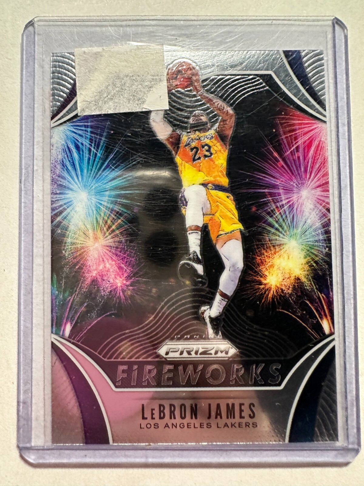 K59,464 - 2019-20 Panini Prizm Fireworks #2 LeBron James