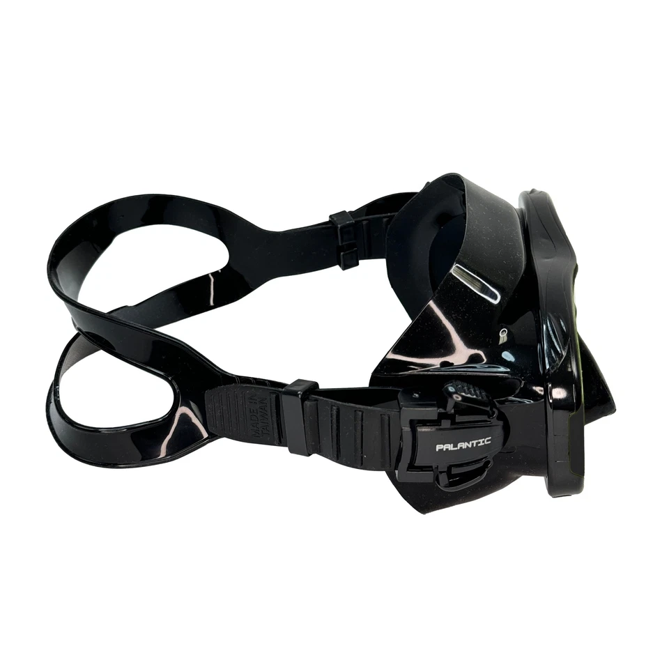 Máscara de buceo/snorkel Palantic M36 negra RX -1.0~-10.0 lentes miopes Foto 2 de 3