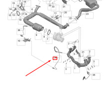 PORSCHE 718 BOXSTER 982 Rechter Sauerstoffsensor 9A260618304 NEUES ECHTES