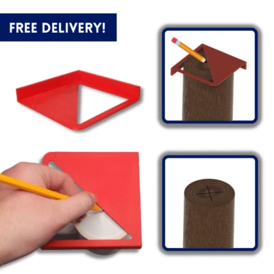 Quick Marking Center Finder Round Cylinder Wood Board Marker Gauge Line Scriber