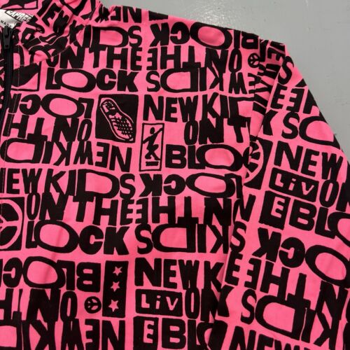 Vintage Winterland 90s New Kids On The Block NKOTB Zip Up Jacket Adult Sz Small - Picture 3 of 13