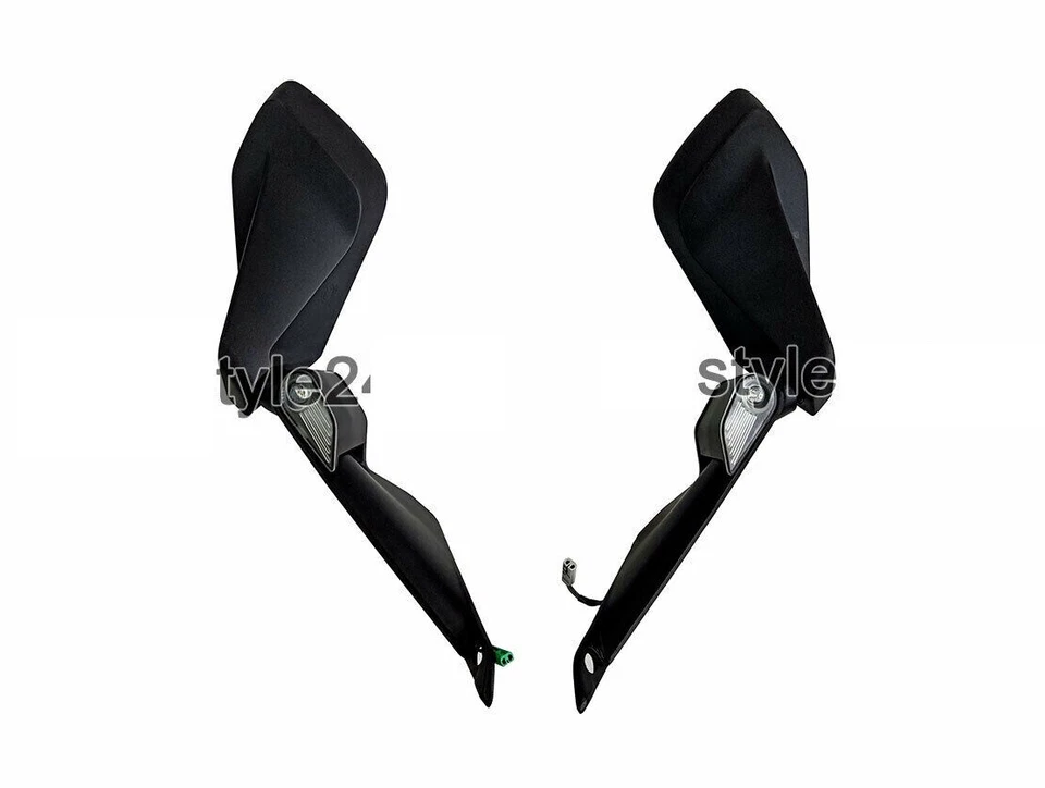 Juego de espejos retrovisores diestros y diestros aptos para KTM RC 200 390 con indicador de tráfico Foto 3 de 4