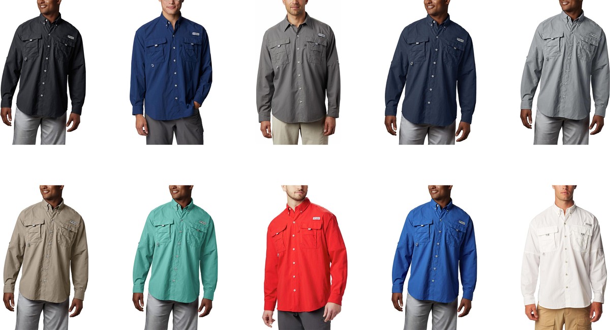 Columbia Men's PFG Bahama II Long Sleeve Shirt | eBay