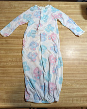 Vintage Carter's Baby Girl To 13 lbs 100 percent Polyester White Bear Nightgown