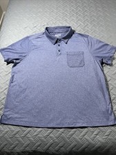 Duluth Trading Co. Mens Blue Collared Standard Fit Golf Polo Shirt Size XL