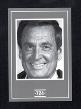 Bob Barker TV Game Show Host 1991 Face To Face Game Famous Celebrity Card