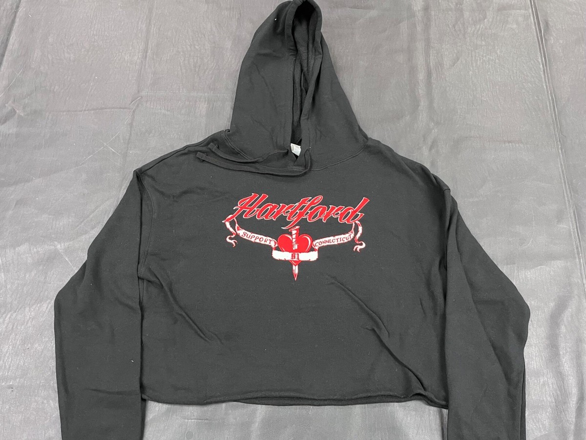 Hells Angels Hartford Women's Support Hoodie Crop Top | eBay
