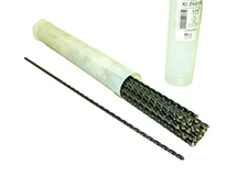 10 -  NEW TRU CUT XL25018 LONG WIDE SPIRAL 1/4" DRILL BITS 18" LENGTH GREAT DEAL