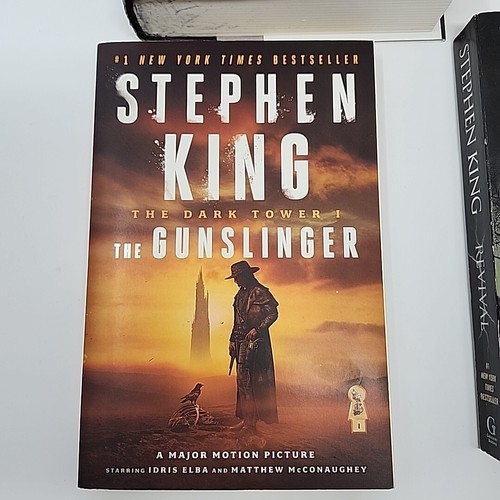 Stephen King Book Lot The Gunslinger-The Drawing of Three-Revival-The Outsider - Foto 2 di 23