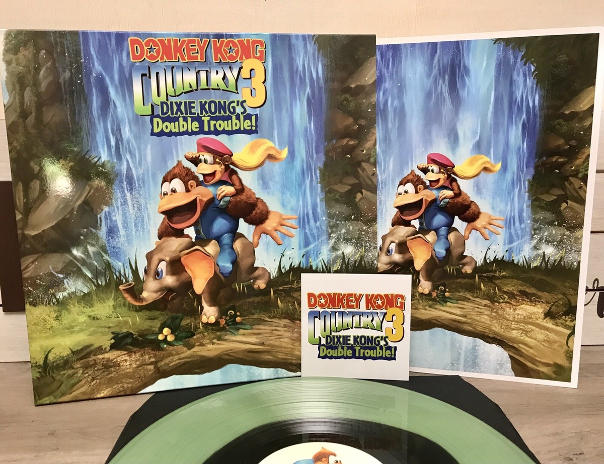 「Donkey Kong Country 3」Soundtrack　Vinyl NEW Donkey Kong Country 3 Dixie Double Trouble Game