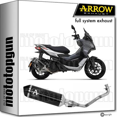 ARROW FULL SYSTEM EXHAUST RC URBAN BLACK ALUMINIUM APRILIA SR 200 GT 22/23