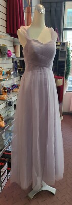 0L08Asale Women's size 8(uk 10) ,Lavender  Bridesmaid Dresses w/ Sleeveless