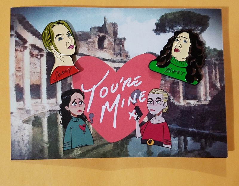 Killing Eve Enamel Pin Set Villanelle Jodie Comer Sandra Oh Assassin LGBTQ