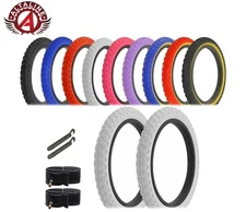 ALTALINE 16 x 2.125 HIGH PERFORMANCE Bicycle Tires BMX COMP III W/TUBES & LEVERS