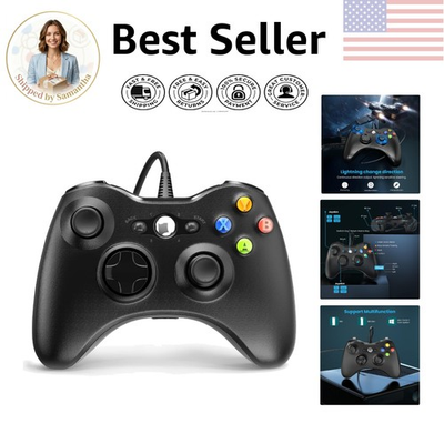 #ad Responsive Xbox 360 Wired Controller with Pressure Point Triggers amp; Grip Design $25.99