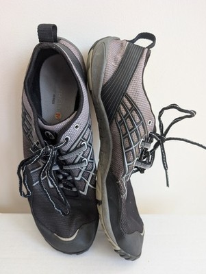 Merrell Trail Glove 2 Barefoot Running Shoes Men 10.5 Black Silver J41779 Vibram