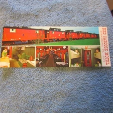 9 inch Postcard Red Caboose Motel Strasburg Pa