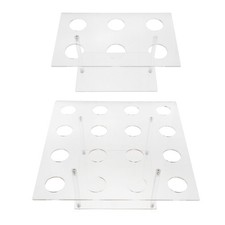 2 Pcs Eishalter Eiswaffelst&auml;nder Eis-Ausstellung Zuckert&uuml;tenhalter