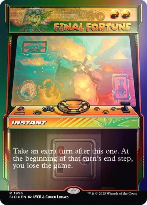 Final Fortune (Rainbow Foil) -Foil Near Mint MTG Secret Lair