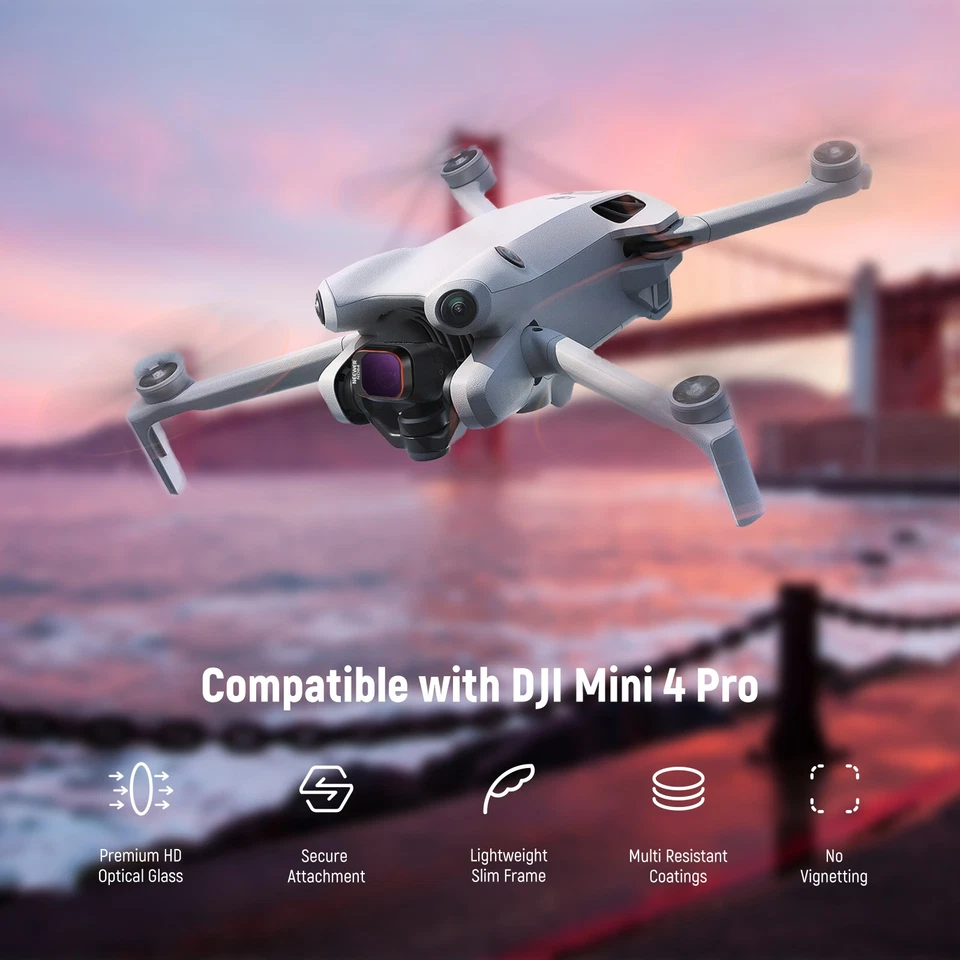 NEEWER FL-A30D 4-Pack ND/CPL Set for DJI Mini 4 Pro (ND16/64/256+CPL) - Image 2 of 4