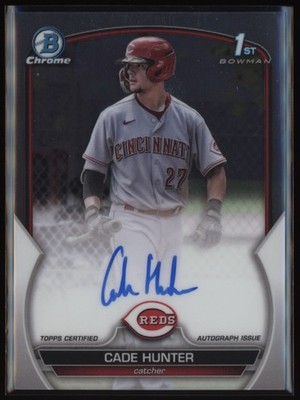 2023 Cade Hunter Bowman Chrome 1st Bowman Auto RC #CPA-CH (J678) $7 MAX SHIP