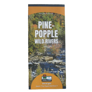 Pine-Popple Wild Rivers Pamphlet Michigan DNR Map Information