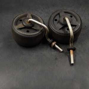 Worx Rasenmäher-Rad Schwarz (2er-Pack) Gebraucht