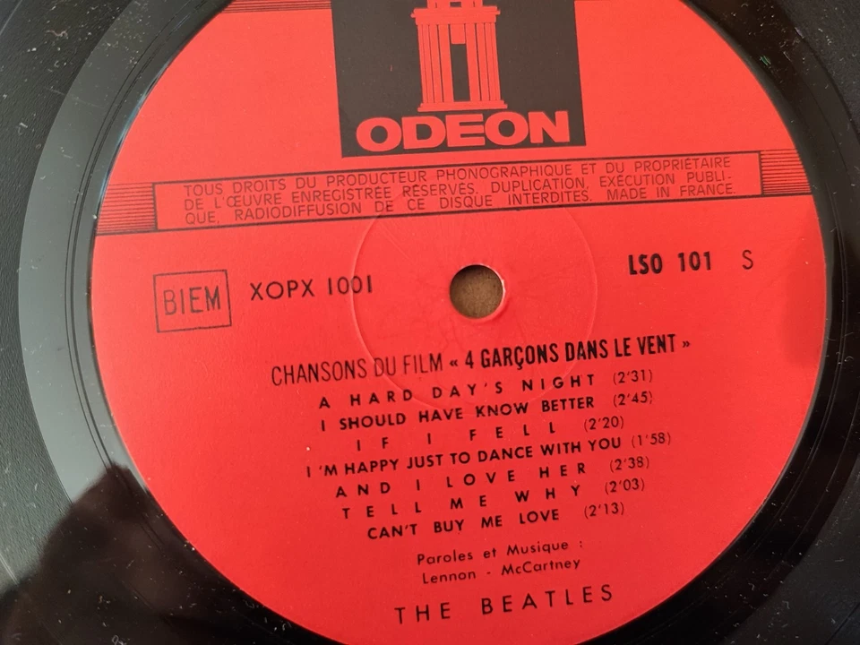 The BEATLES - 4 Garçons dans le Vent - Chansons du Film - 1964 re 1966 - Photo 2/4