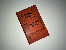 Fordson Major tractor Instruction book.