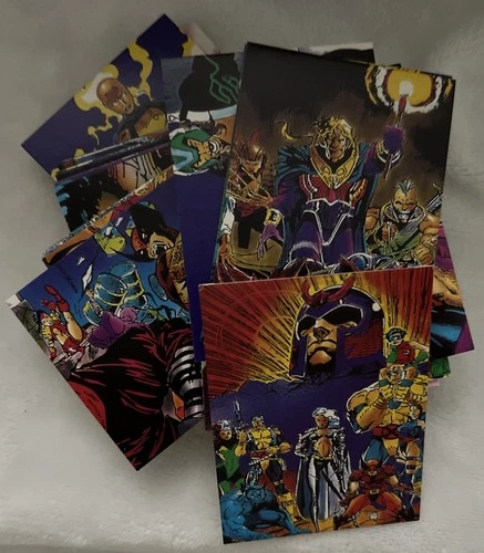 X-Men Trading Cards Jim Lee 1991 COMPLETE SET of 90 Vintage Marvel Comics