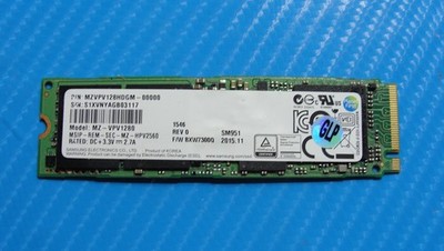 MSI GT72S 6QF Samsung 128GB NVM M.2 SSD Solid State Drive MZVPV128HDGM-00000