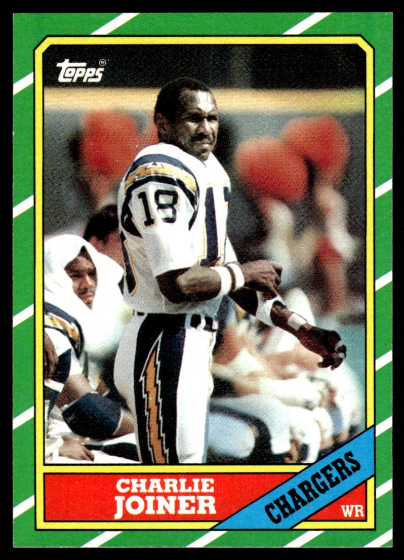CHARLIE JOINER 1986 TOPPS #236
