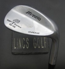 Mizuno MP T Series Chrome 53° Gap Wedge Stiff Graphite Shaft Golf Pride Grip