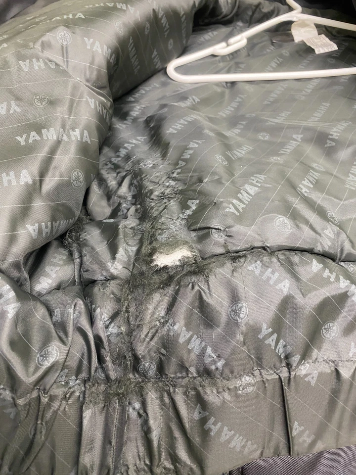 Vintage Yamaha Jacket Mens XL SMB-00SRXSD Snowmobile Racing Zip Up Coat SRX - Image 4 of 4