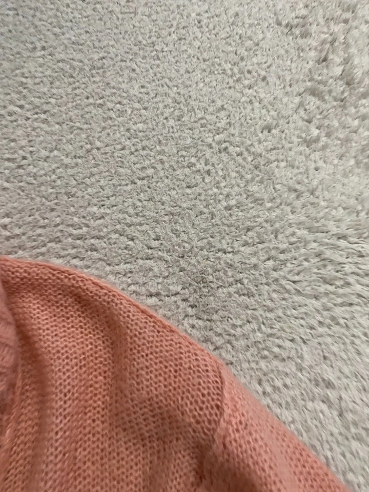 J.Crew Women Long Sleeve V-Neck Pullover Sweater Coral Size XS - Image 3 of 4