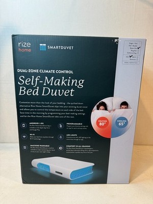 SmartDuvet, RizeHome Self-Making with Heating & Cooling NEW SEALED $1,200 RETAIL