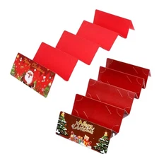 Christmas Money Wallet Envelopes 7 Slots Cash Holder Gift Card Voucher Gift