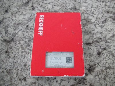 New Beckhoff EL3008 EtherCAT PLC I/O 8 x Analog Input Module Free Shipping
