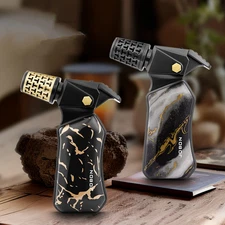 Jobon Windproof Jet Blue Flame Adjustable Torch Refillable Kitchen Lighter Gifts