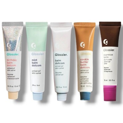 Glossier Balm Dotcom Bundle Original Formula & Espresso NEW Birthday Mint