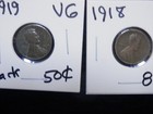 16 Circulated Lincoln Wheat Cents 1911 to 1956D — photo 2