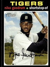 2020 Topps Heritage Niko Goodrum Detroit Tigers #388